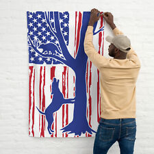 Coondog American Flag | Coonhound Coon hunting | USA Patriotic Tree Dog Flag