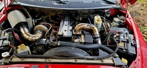 Intake horn W/ cold side piping kit for 5.9L 24V Cummins Engines in 1998-02 Ram - Foto 1 di 4