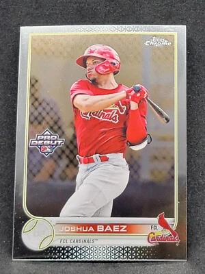 2022 Topps Pro Debut Chrome Joshua Baez FCL Cardinals PDC-40 e[C - Image 1 of 2
