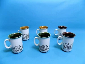 Tazas Churchill Animals x 6 vintage - Imagen 1 de 10