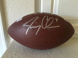 AUTOGRAPHED JIMMY CLAUSEN ADIDAS FOOTBALL, BIG SIGNATURE! ONE OWNER - Picture 1 of 4