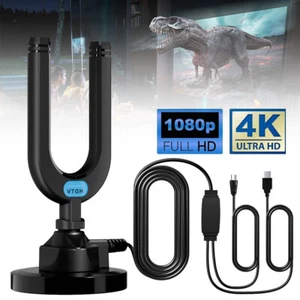 1080P Digital 27ft Range Antenna TV HD Antena Digital Indoor HDTV Signal Booste - Picture 1 of 12