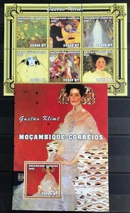 Mozambique - Art Gustav Klimt - Famous Artist from Austria - stamps MNH** A204 - Picture 1 of 1