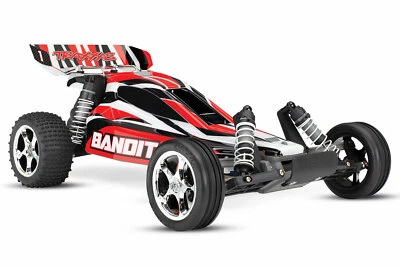 TRAXXAS BANDIT 2WD BUGGY 24054-5 R Automodello Elettrico Telecomandato Brushed - Immagine 1 di 4