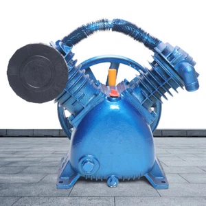 5.5HP 175PSI Replacement Air Compressor Head Pump Motor Double Stage V Style US - Picture 1 of 13