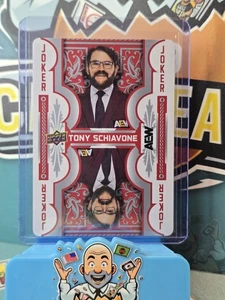 2025 Upper Deck AEW Tony Schiavone Double or Nothing Playing Card PC54 Joker SP - Bild 1 von 2