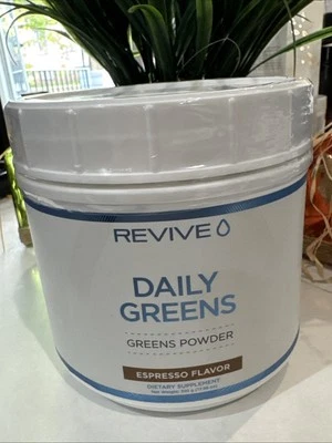Revive Daily Greens  Espresso  Flavor  Greens Powder (510g) 16.98oz New - Image 1 of 4