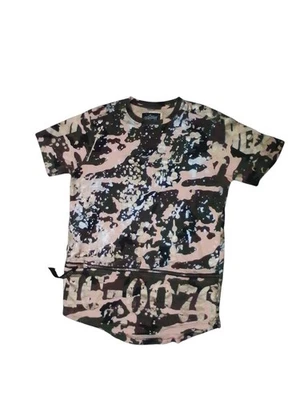 Camiseta The Heritage America 1776 Marrón Camuflada Talla Grande Hecha en EE. UU. 100 Algodón Foto 1 de 4