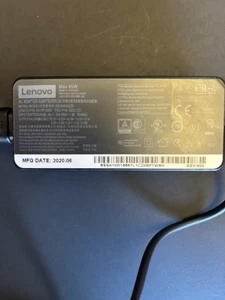 OEM Lenovo 45W Netzteil (Modell ADLX45YLC2D) PN: 02DL121 MFG Datum: 2020.06 - Bild 1 von 2