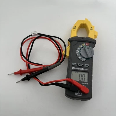 MULTÍMETRO DE BRAÇADEIRA DIGITAL TRU ELÉTRICO COMERCIAL COM MEDIDOR DE TEMPERATURA - Imagem 1 de 3