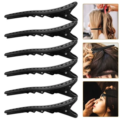  6 Pcs Mollette Per Acconciature Clip Capelli in Metallo Fermagli - Image 1 of 4