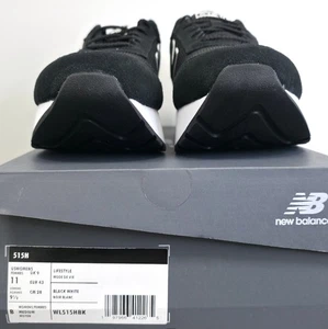 New Balance WL515HBK Plateau-Sneaker Damengröße 11 schwarz/weiß Mesh Freizeit - Bild 1 von 10