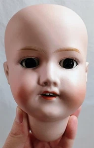 Vintage Puppenkopf mit Schlafaugen und Zähnen MB Japan 6 Morimura Brothers - Bild 1 von 10