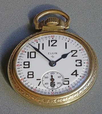 Elgin 16 Size 23 Jewel B.W. Raymond Open Face Pocket Watch 38997036 - Image 1 of 4