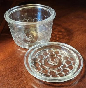 NIB 4 Circleware - 12 ounce Glass Jelly Jars w/Lids - Rooster - Dishwasher Safe - Picture 1 of 12