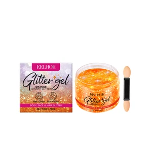 Orange Glitter Glitter Gel Facial Body Party Festive Bash Brightening Glitter - Picture 1 of 6