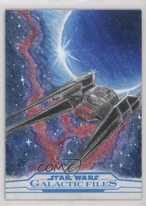 2018 Topps Star Wars Galactic Files Reborn 1/1 Madison Emerick Sketch p1l - Picture 1 of 3
