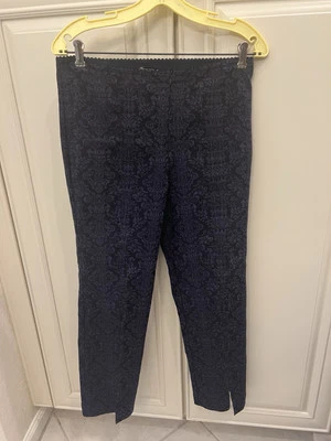 Pantalones para mujer hipnotize talla 12 color berenjena hermoso patrón jacquard Foto 1 de 4