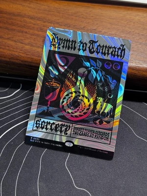 MAGIC THE GATHERING: Secret Lair Encyclopedia Hymn To Tourach Halo Foil - Image 1 of 2