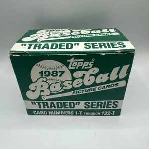 1987 TOPPS SERIE NEGOCIADA BÉISBOL CONJUNTO COMPLETO {1t-132t} NOVATOS!!!!!!!!!!!!! - Imagen 1 de 1