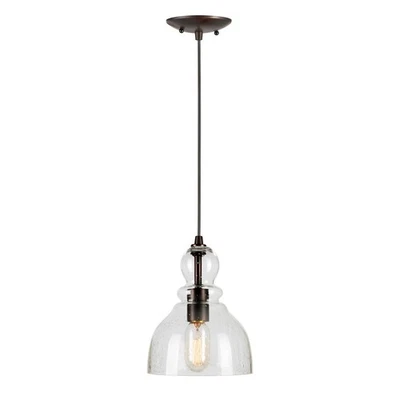Forte Lighting 2678-01-32 Signature Mini Pendant Antique Bronze - Image 1 of 3