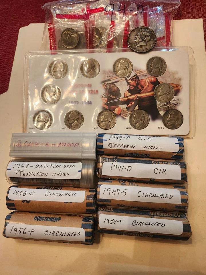 (WAR NICKLES) (PROOF) (UNCIRCULATED) (CIRCULATED) (371 TOTAL) - Image 1 of 1