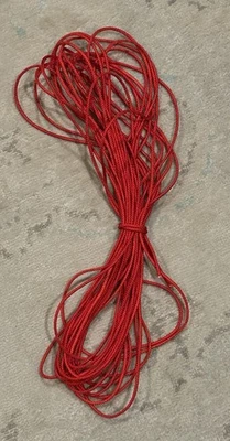 15 Yards Ninjalax Sidewall String Red Lacrosse Cord Head String - Free Shipping - Image 1 of 3