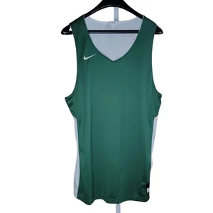 Nike Basketball Trikot ärmellos Athletic Training grün weiß L - Bild 1 von 5