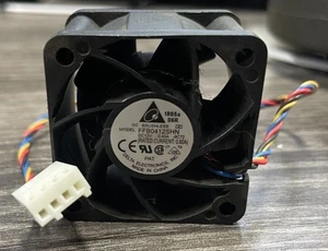 SuperMicro Delta Electronics Fan FAN-0065L4 FFB0412SHN DC12V BRUSHLESS -9C72 - Picture 1 of 2