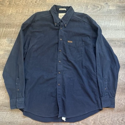 Vintage Woolrich Mens Shirt Size XL Blue Sportsman Chamois 100% Cotton Flannel - Image 1 of 4