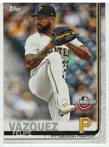 Felipe Vazquez - Pittsburgh Pirates - 2019 Topps Opening Day Baseball # 197 Mint - Picture 1 of 1
