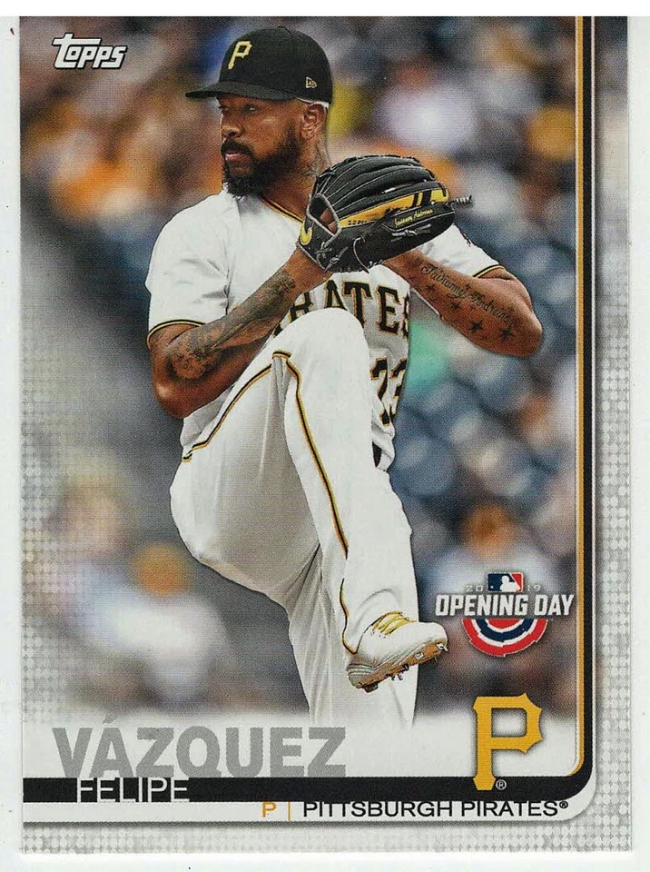 Felipe Vazquez - Pittsburgh Pirates - 2019 Topps Opening Day Baseball # 197 Mint - Image 1 of 1