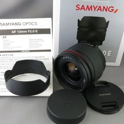 SAMYANG Samyang AF 12mm F2 E para Sony E SONY Sony E Mount NO.8443 Foto 1 de 4