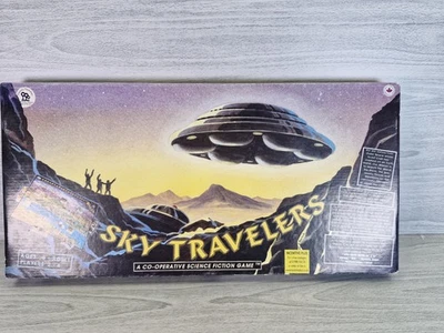 Vintage Family Pastimes Board Game Sky Travelers A CO Operation Sci Fi Game 1989 - Image 1 of 4