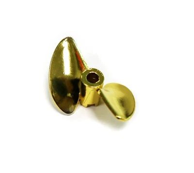 Metal propeller RC Boat 2 blade prop P1.4 Hole Inner Diameter 4mm Diameter 35mm - Image 1 of 4