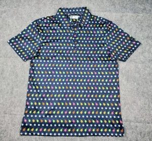 Yatta Golf Herren Performance Polo blau Pickle Ball Active Shirt Größe Small neu mit Etikett - Bild 1 von 10