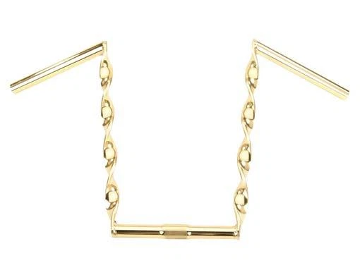 Braçadeira ALTA bicicleta plana torcida 9" OU 15" elevação Lowrider 25,4mm 4 CORES - Imagem 1 de 1