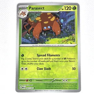 Parasect 047/165 SV Scarlet & Violet 151 Reverse Holo Uncommon Pokemon TCG NM - Picture 1 of 2