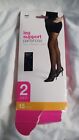 1 Pair Left In This Pack Of Kmart Black X-tall Leg Support Pantyhose 15 Denier