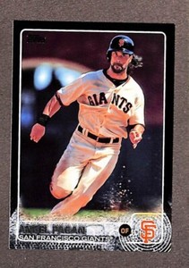 2015 Topps Black #688 Angel Pagan /64