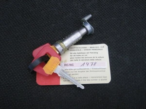 PORSCHE 914-ALL (2) RED KEYS 1970-76 WITH CODE WITH ONE DOOR TUMBLER ASSEMBLY - Picture 1 of 7