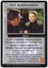 Babylon 5 CCG Psi-Corps Promo Card Psi Arbitrators M/NM Mint/Near Mint