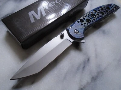 Navaja de Bolsillo Pivote con Rodamiento de Bolas Punto de Ebullición Mtech Tanto Carpeta MT-2015GY Nueva Foto 1 de 4