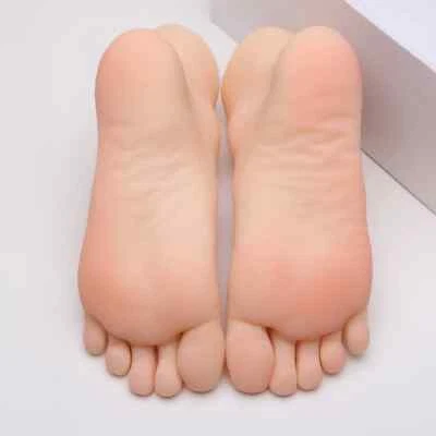 Modelo de pie de niña de 18 cm simulación realista uñas falsas práctica pies exhibición Foto 1 de 4
