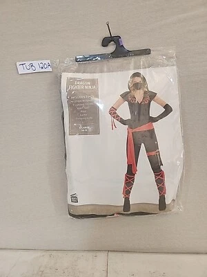Disfraz de Dragon Fighter Ninja para mujer talla XL 14-16 Foto 1 de 4