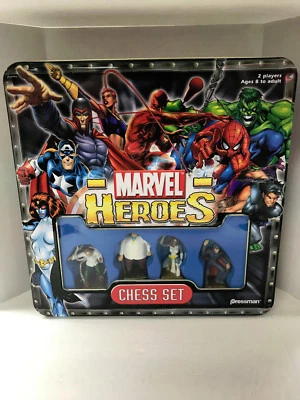 Marvel Heroes Chess Set Tin Box    - Image 1 of 4