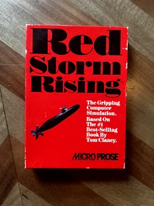 RED STORM RISING Commodore 64 C64/128 by MicroProse CIB - Picture 1 of 5