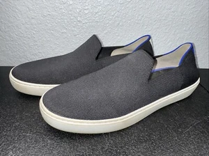 Rothys The Original Slip On Womens Sneaker Black Comfort Shoes Size 10.5 - Picture 1 of 7