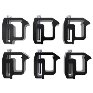 6X Mounting Clamps Truck Caps Camper Shell For Chevy Silverado Sierra 1500 2500 - Picture 1 of 9