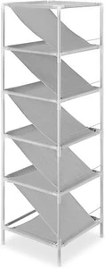 Whitmor Spacemaker Shoe Tower, 5-Tier, Gray  - Picture 1 of 7